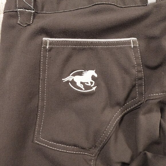 Piper by SmartPak Ladies' Riding Breeches - Charcoal Gray - Size 38R - Picture 11 of 13